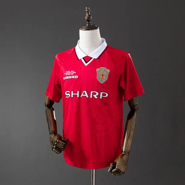 Camiseta de fútbol Manchester United 1999/00 LOCAL MANGA CORTA VERSION FAN